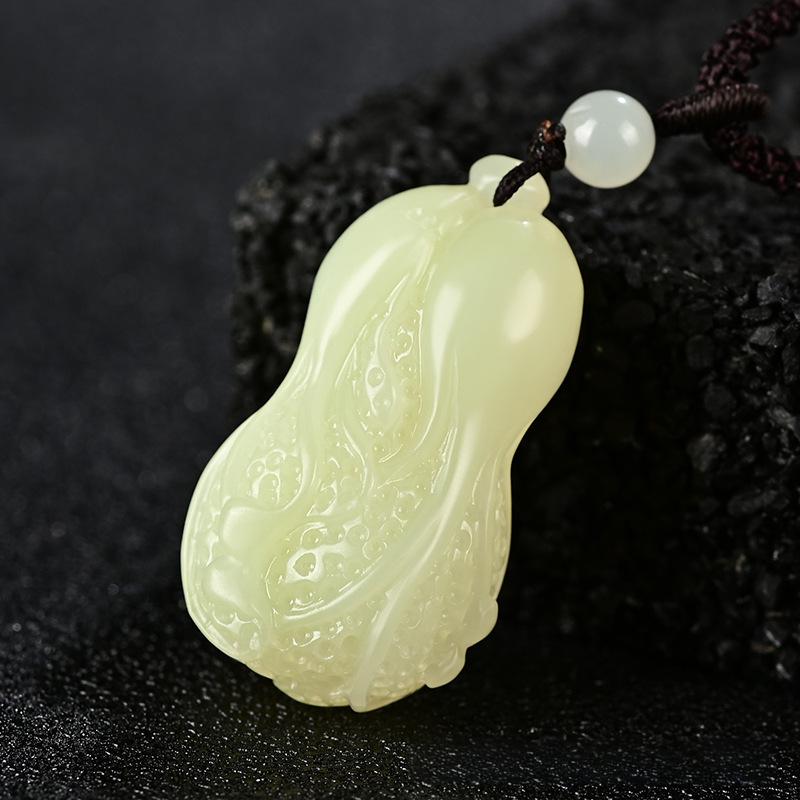 Natural Jade Cabbage Pendant