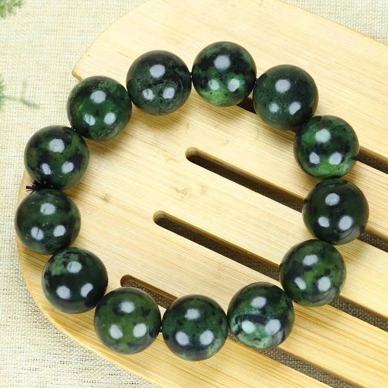 Natural Xizang Jade Yaowang Stone Active Magnetic Energy Mom Necklace & Bracelet