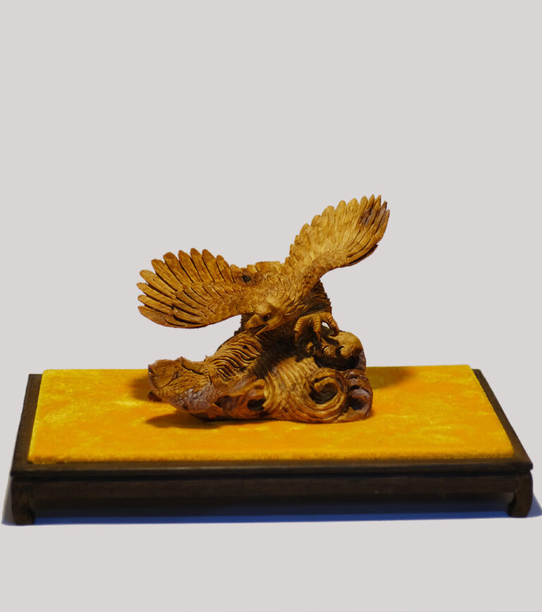 Taihang Yabai Hand-Carved "Inevitable Victory" Art Piece